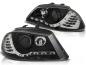 Preview: Scheinwerfer LED Tagfahrlicht Optik für Seat Ibiza 6L 02-09 Schwarz LED Blinker